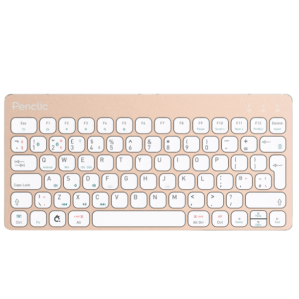 Mini wireless keyboard KB3 - Glam Gold